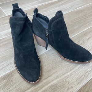 Sam Edelman Mathia Ankle Booties Black Suede